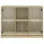 Credenza Rovere Sonoma 102x37x75,5 cm in Legno Multistrato