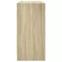 Credenza Rovere Sonoma 102x37x75,5 cm in Legno Multistrato