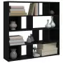 Libreria/Divisorio Nero 105x24x102 cm