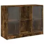 Credenza Rovere Fumo 102x37x75,5 cm in Legno Multistrato