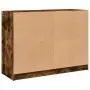 Credenza Rovere Fumo 102x37x75,5 cm in Legno Multistrato