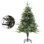 Albero di Natale con LED e Pigne Verde 150 cm in PVC e PE