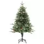 Albero di Natale con LED e Pigne Verde 150 cm in PVC e PE