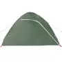 Tenda da Campeggio a Cupola per 6 Persone Verde Impermeabile