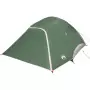 Tenda da Campeggio a Cupola per 4 Persone Verde Impermeabile