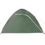 Tenda da Campeggio a Cupola per 4 Persone Verde Impermeabile