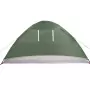 Tenda da Campeggio a Cupola per 4 Persone Verde Impermeabile