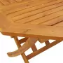 Set Pranzo da Giardino Pieghevole 5pz Legno Massello di Acacia