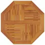 Tavolo da Giardino Pieghevole Ø60x75cm Legno Massello di Acacia