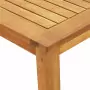 Set da Pranzo per Giardino 5 pz in Legno Massello di Acacia