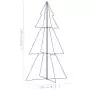 Albero di Natale a Cono 300 LED per Interni Esterni 120x220 cm