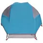 Tenda da Campeggio a Cupola per 1 Persona Blu Impermeabile