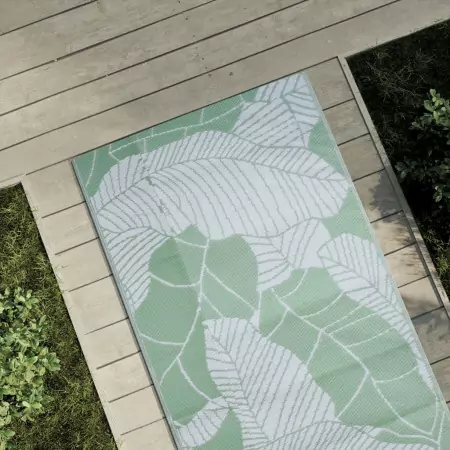 Tappeto da Esterno Verde 80x250 cm in PP