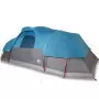 Tenda Familiare a Cupola per 11 Persone Blu Impermeabile