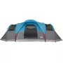 Tenda Familiare a Cupola per 11 Persone Blu Impermeabile