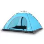 Tenda da Campeggio 5 Persone Blu a Rilascio Rapido