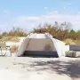 Tenda da Spiaggia 2 Persone Grigio Rilascio Rapido Impermeabile