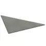 Pannelli Murali 12 pz Grigio Chiaro 30x30 cm in Velluto 0,54 m²