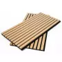 WallArt Pannelli Acustici da Parete Aku Rovere Naturale 4 pz