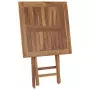 Tavolo da Giardino Pieghevole 60x60x75 cm in Massello di Teak