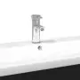 Mobile da Bagno con Lavabo Integrato Nero