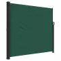 Tenda da Sole Laterale Retrattile Verde Scuro 180x500 cm