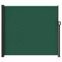 Tenda da Sole Laterale Retrattile Verde Scuro 180x500 cm