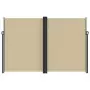 Tenda da Sole Laterale Retrattile Beige 220x1000 cm