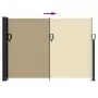 Tenda da Sole Laterale Retrattile Beige 140x300 cm