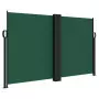 Tenda da Sole Laterale Retrattile Verde Scuro 140x600 cm