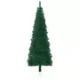 Albero Natale Artificiale Sottile a Metà Supporto Verde 120 cm