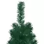 Albero Natale Artificiale Sottile a Metà Supporto Verde 120 cm