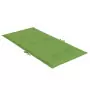 Cuscini Sedia Schiena Bassa 4 pz Verde Mélange 100x50x4 Tessuto