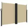 Tenda da Sole Laterale Retrattile Beige 160x1000 cm