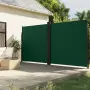 Tenda da Sole Laterale Retrattile Verde Scuro 220x600 cm