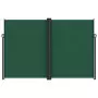 Tenda da Sole Laterale Retrattile Verde Scuro 220x600 cm