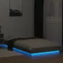 Giroletto con Luci LED Grigio Sonoma 90x200cm Legno Multistrato