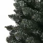 Albero di Natale Artificiale Sottile con Base Verde 150 cm PVC