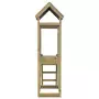 Torre Gioco con Scaletta 110,5x52,5x215cm Legno Pino Impregnato