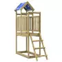 Torre Gioco con Scaletta 110,5x52,5x215cm Legno Pino Impregnato