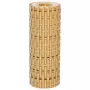 Schermi da Balcone 10 pz Marrone Chiaro 255x19 cm in Polyrattan