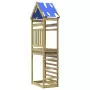 Torre da Gioco con Arrampicata 85x52,5x265 cm Pino Impregnato