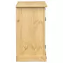 Mobile Lavabo da Bagno Corona 73x33x60cm Legno Massello di Pino