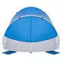 Tenda da Spiaggia 2 Persone Pop-Up Azzurra Impermeabile