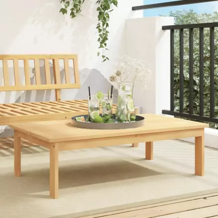 Tavolo da Giardino 100x60x30 cm in Legno Massello di Acacia