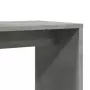 Tavolino Grigio Cemento 50x30x50 cm in Legno Multistrato