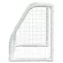 Porte Calcio Bambini 2pz con Pallone Bianco 64x35x48 cm Metallo