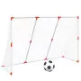 Porte Calcio Bambini con Palloni 2 in 1 Bianche 184x64x124 cm