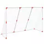 Porte Calcio Bambini con Palloni 2 in 1 Bianche 184x64x124 cm