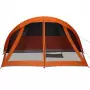 Tenda Familiare Cabina 6 Persone Grigia Arancione Impermeabile